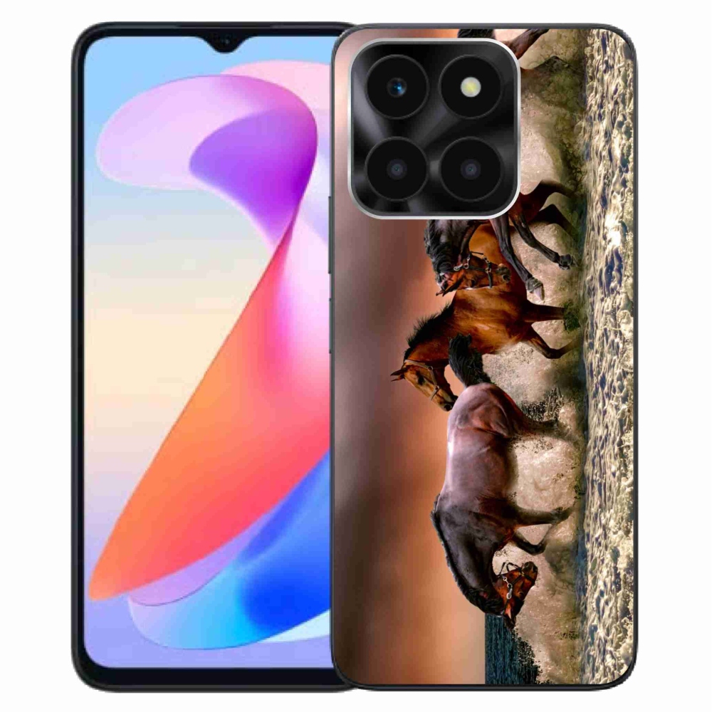Gelový obal mmCase na Honor X6a - koně 1