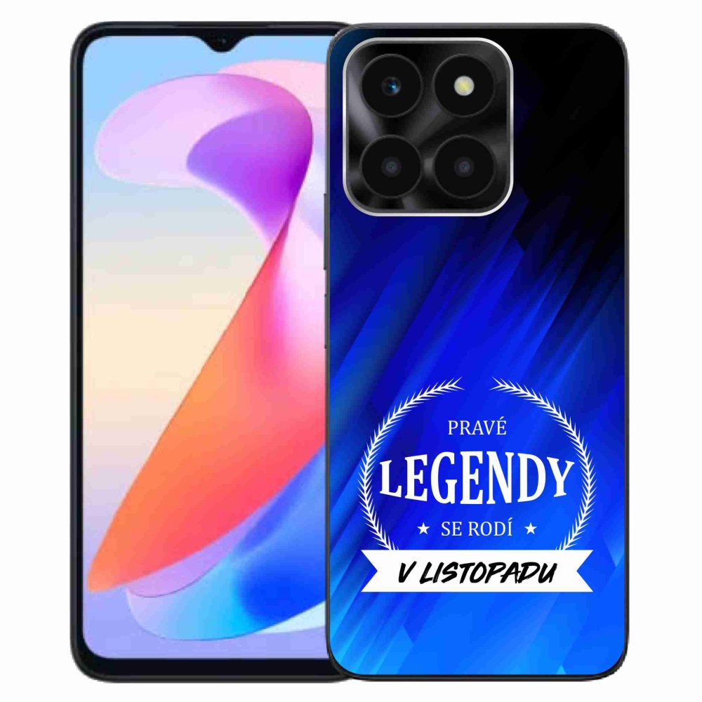 Gelový kryt mmCase na Honor X6a - legendy v listopadu modré pozadí