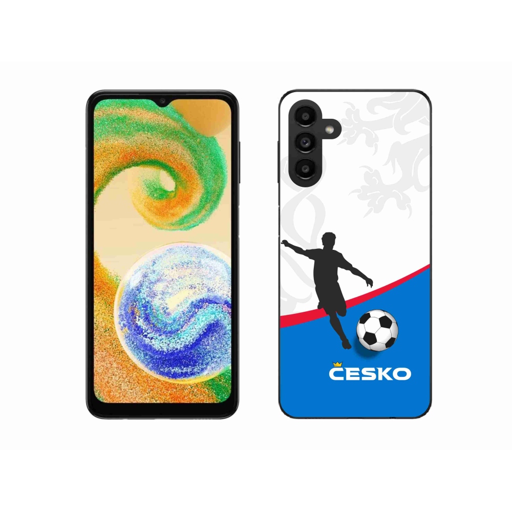 Gelový kryt mmCase na Samsung Galaxy A04s (164.7x76.7x9.1mm) - fotbal Česko 1