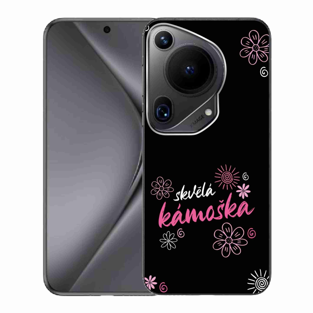 Gelový kryt mmCase na Huawei Pura 70 Ultra - skvělá kámoška černé pozadí