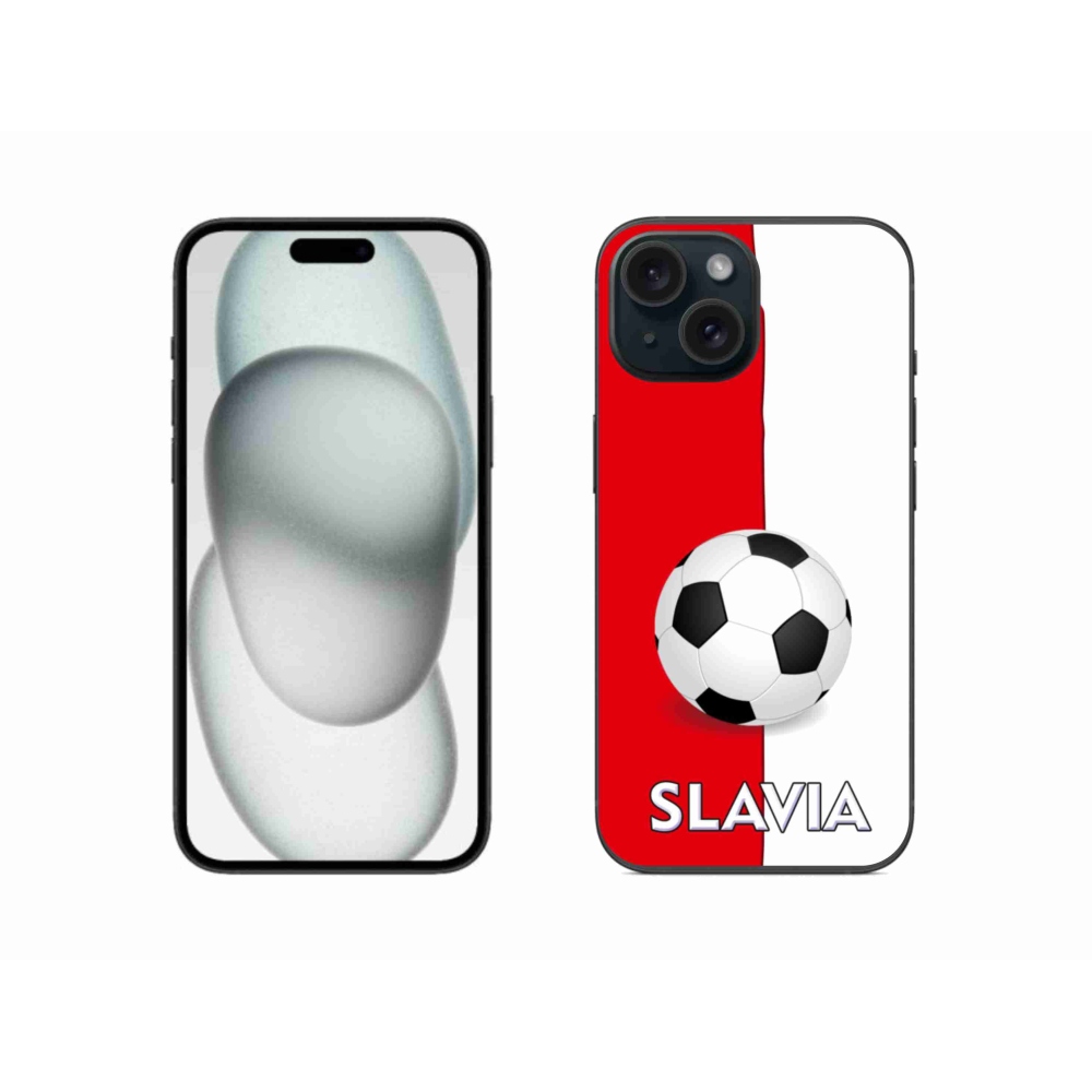 Gelový kryt mmCase na iPhone 15 - fotbal 2