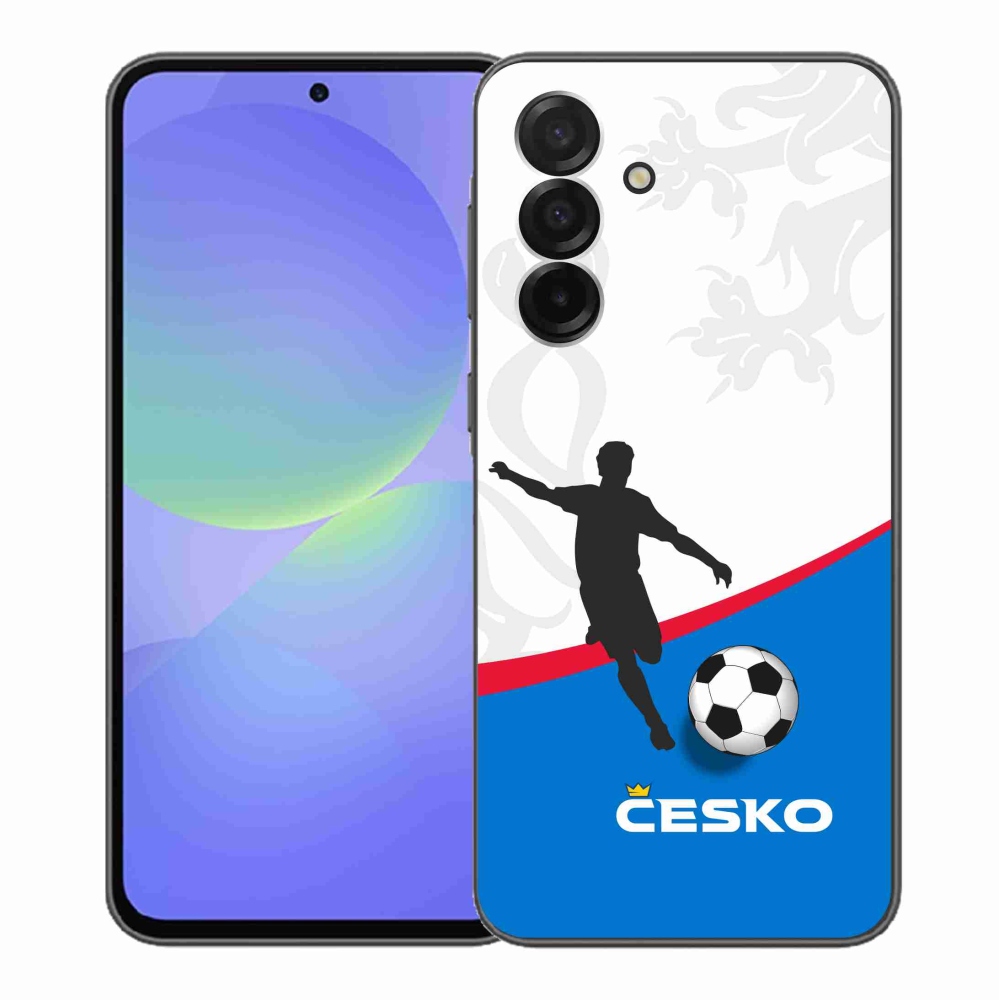 Gelový kryt mmCase na Samsung Galaxy A36 5G - fotbal Česko 1