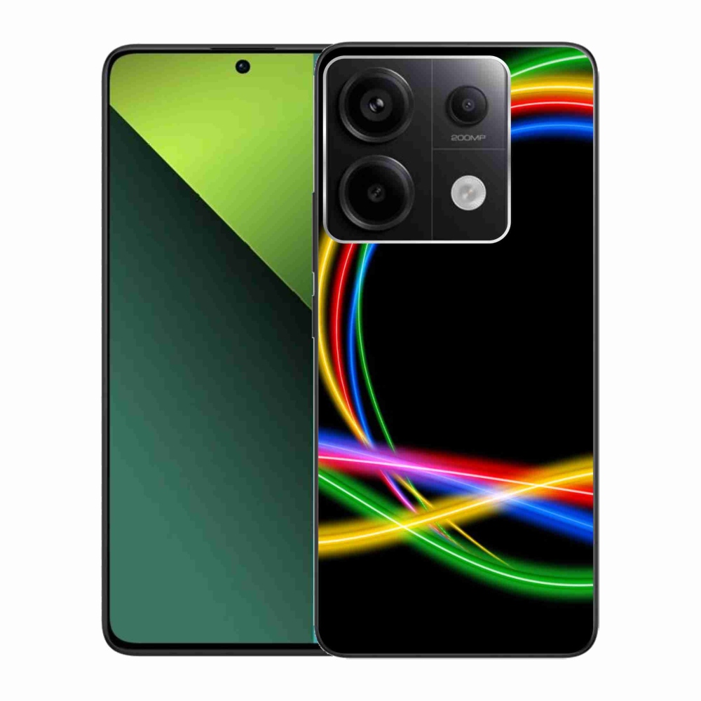 Gelový obal mmCase na Xiaomi Redmi Note 13 Pro 5G/Poco X6 5G - neonové kruhy