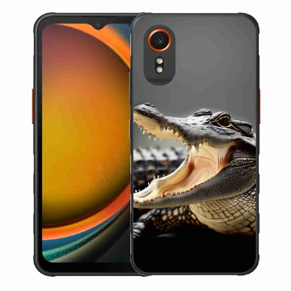 Gelový kryt mmCase na Samsung Galaxy Xcover 7 - krokodýl