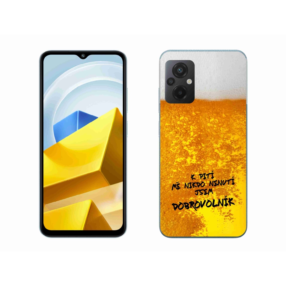 Gelový kryt mmCase na Xiaomi Poco M5 4G - pivní motiv 4
