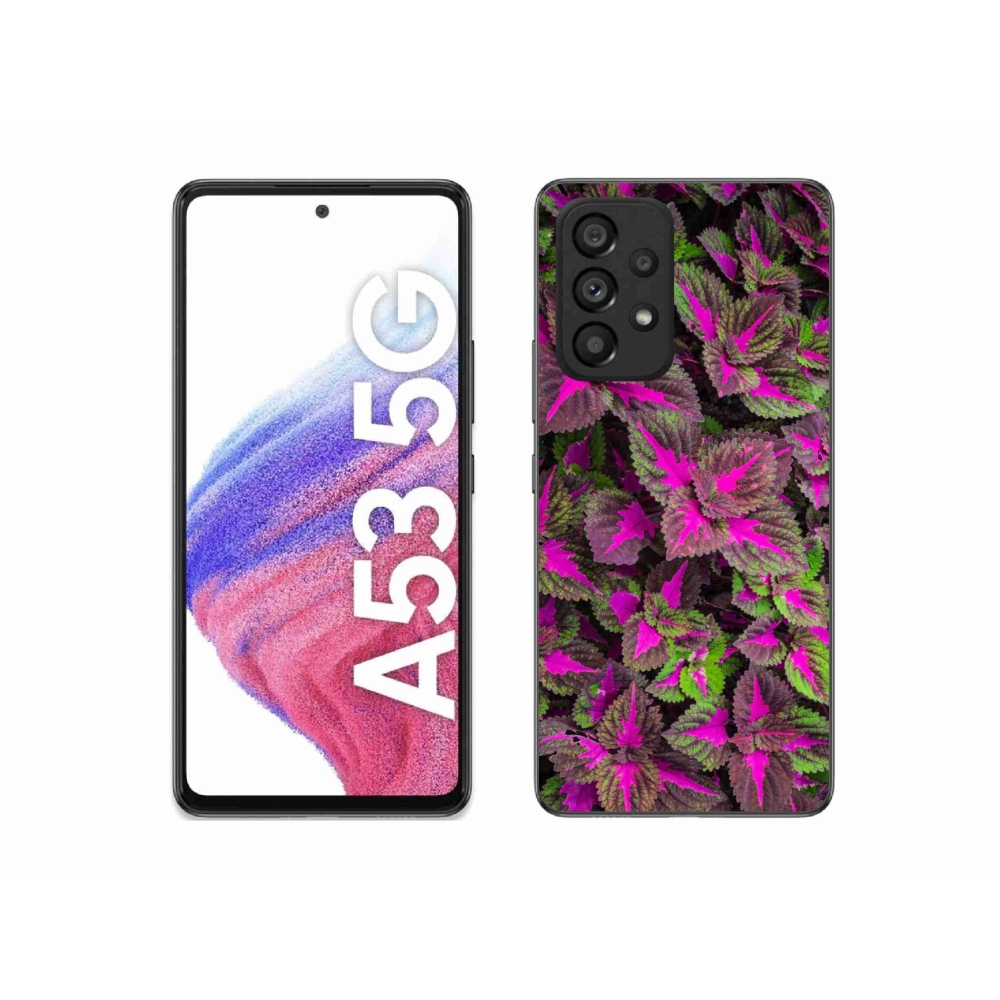 Gelový kryt mmCase na Samsung Galaxy A53 5G - květiny 10