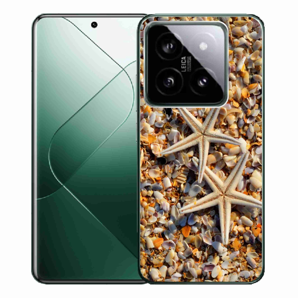 Gelový kryt mmCase na Xiaomi 14 Pro - mořské hvězdice