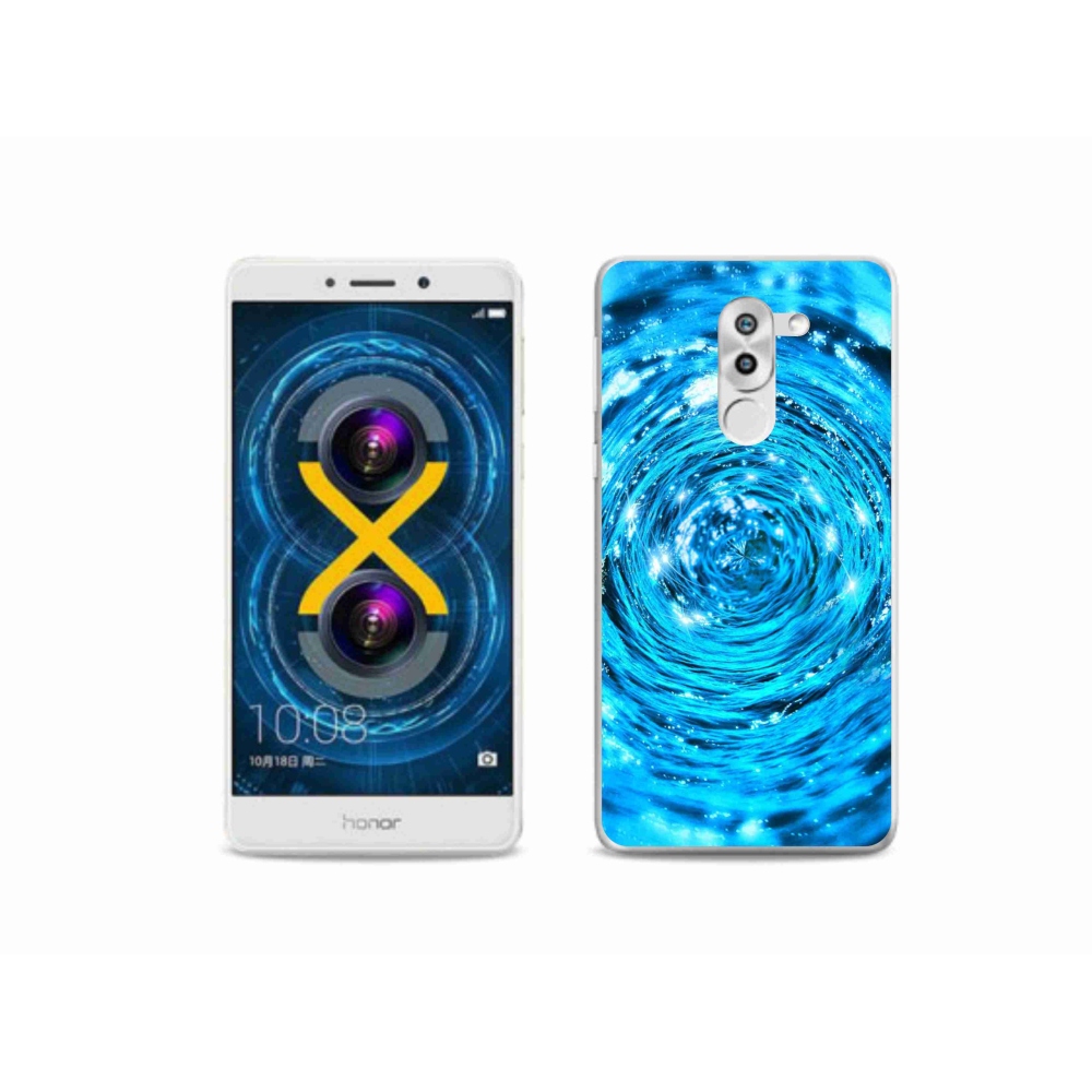 Gelový kryt mmCase na mobil Honor 6X - vodní vír