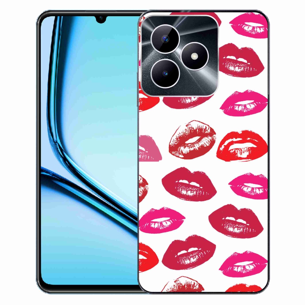Gelový kryt mmCase na Realme Note 50 - rty