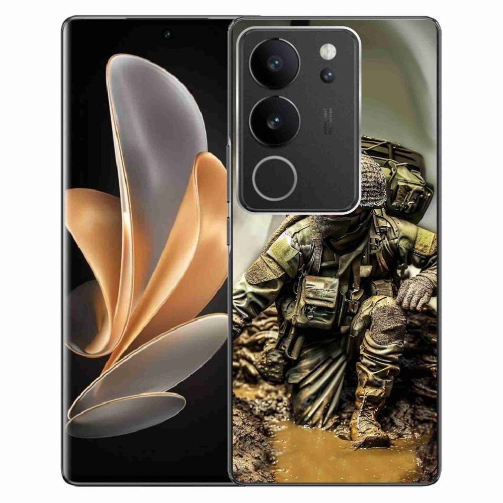 Gelový kryt mmCase na Vivo V29 5G - voják