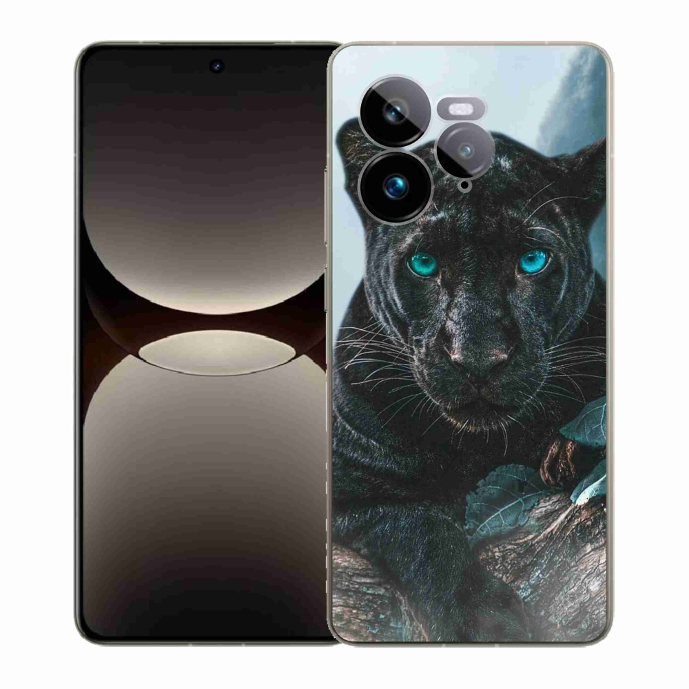 Gelový kryt mmCase na Realme GT 7 Pro 5G - černý panter
