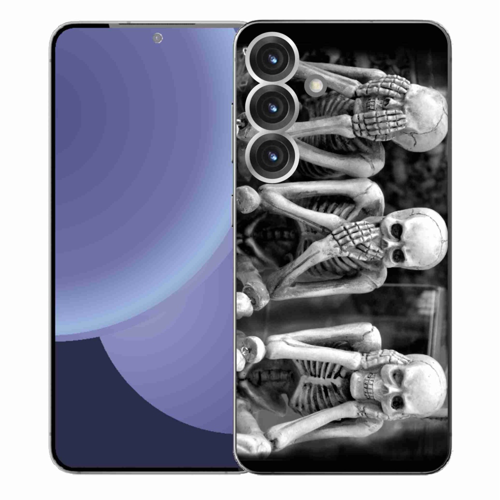 Gelový kryt mmCase na Samsung Galaxy S25+ - kostlivci