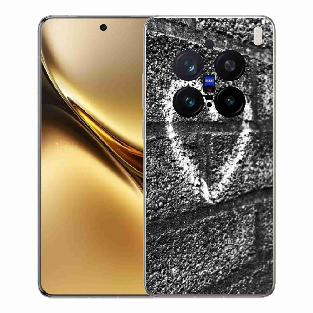 Gelový kryt mmCase na Vivo X200 Pro 5G - srdce na zdi