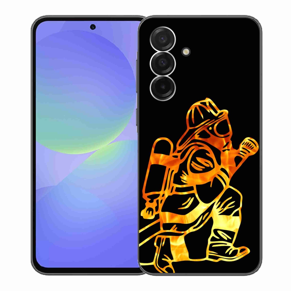 Gelový kryt mmCase na Samsung Galaxy A36 5G - hasič 1