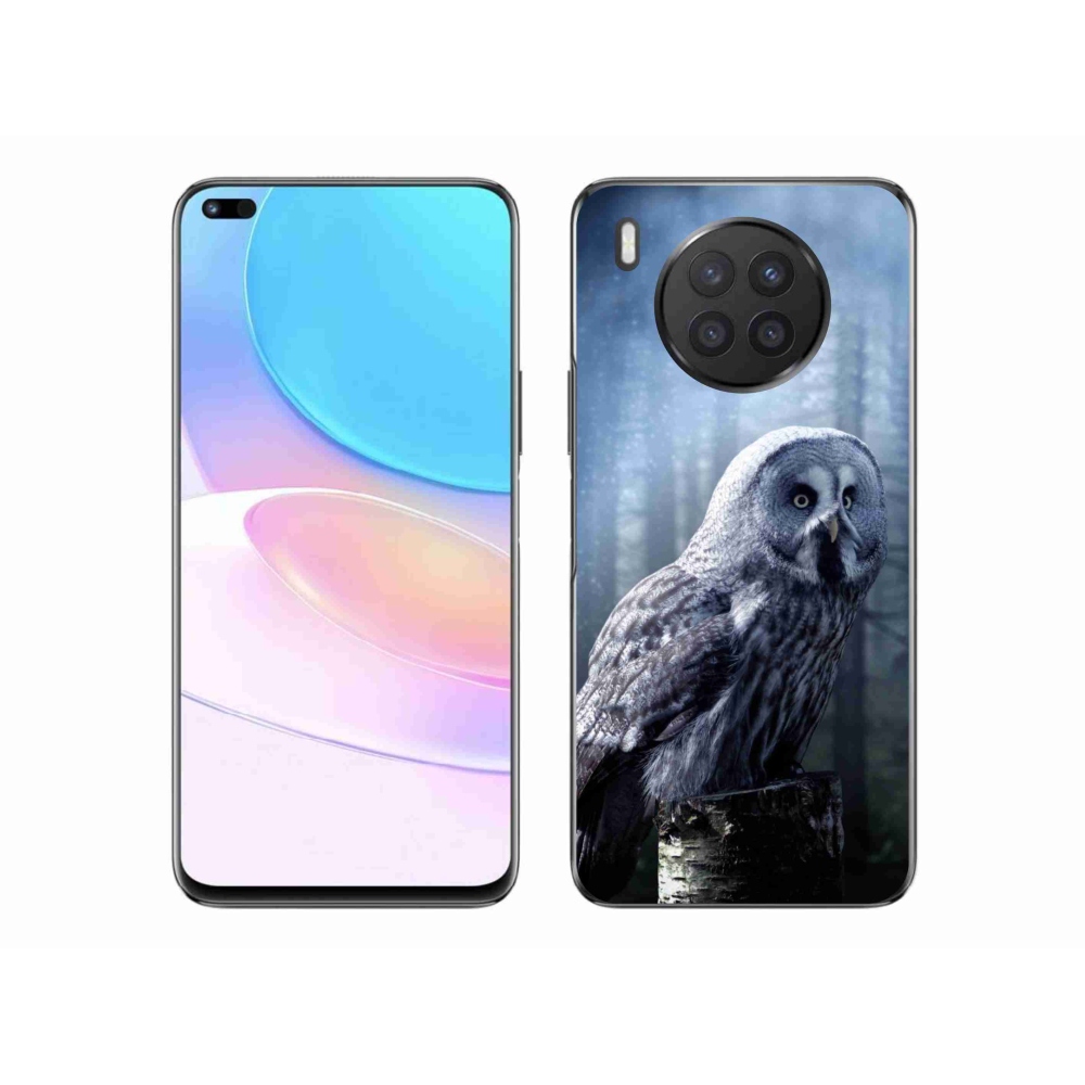 Gelový kryt mmCase na Huawei Nova 8i - sova