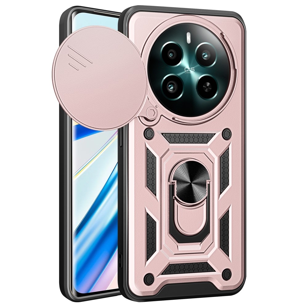 Slide odolný kryt na Realme 12+ 5G - růžovozlatý