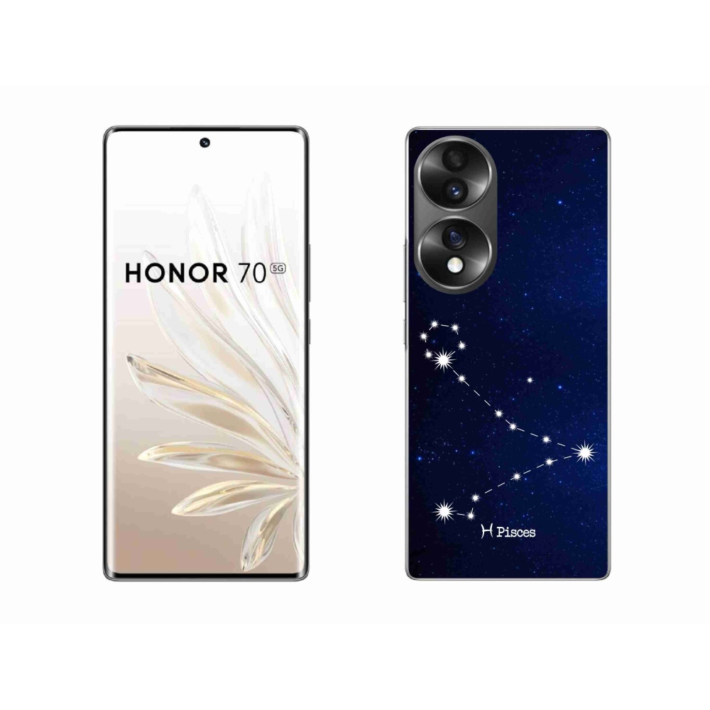 Gelový kryt mmCase na Honor 70 - souhvězdí Ryby