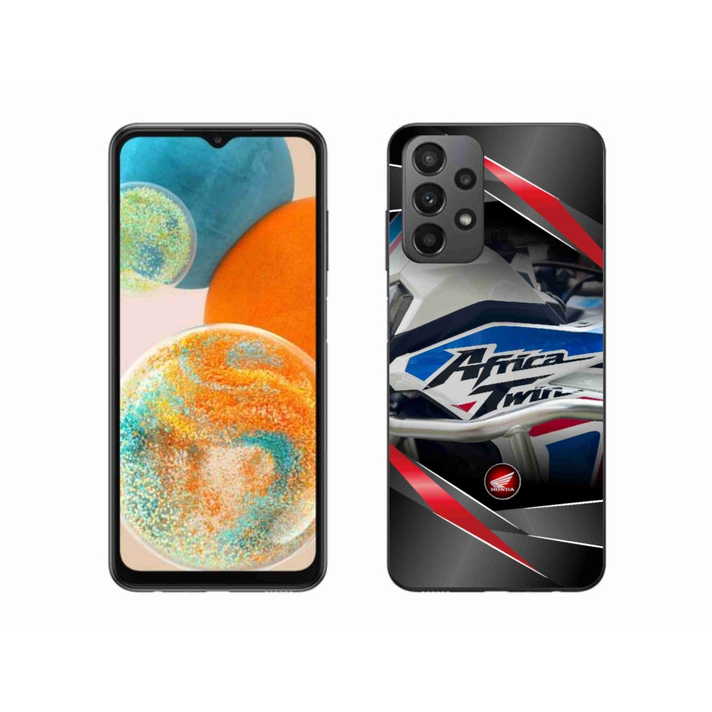 Gelový kryt mmCase na Samsung Galaxy A23 4G/5G - motorka honda