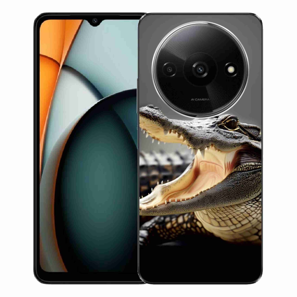 Gelový kryt mmCase na Xiaomi Redmi A3 - krokodýl