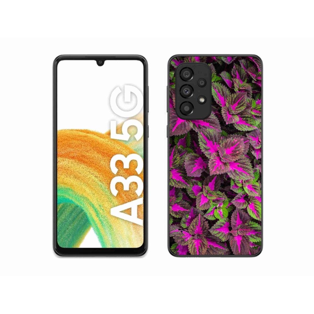 Gelový kryt mmCase na Samsung Galaxy A33 5G - květiny 10