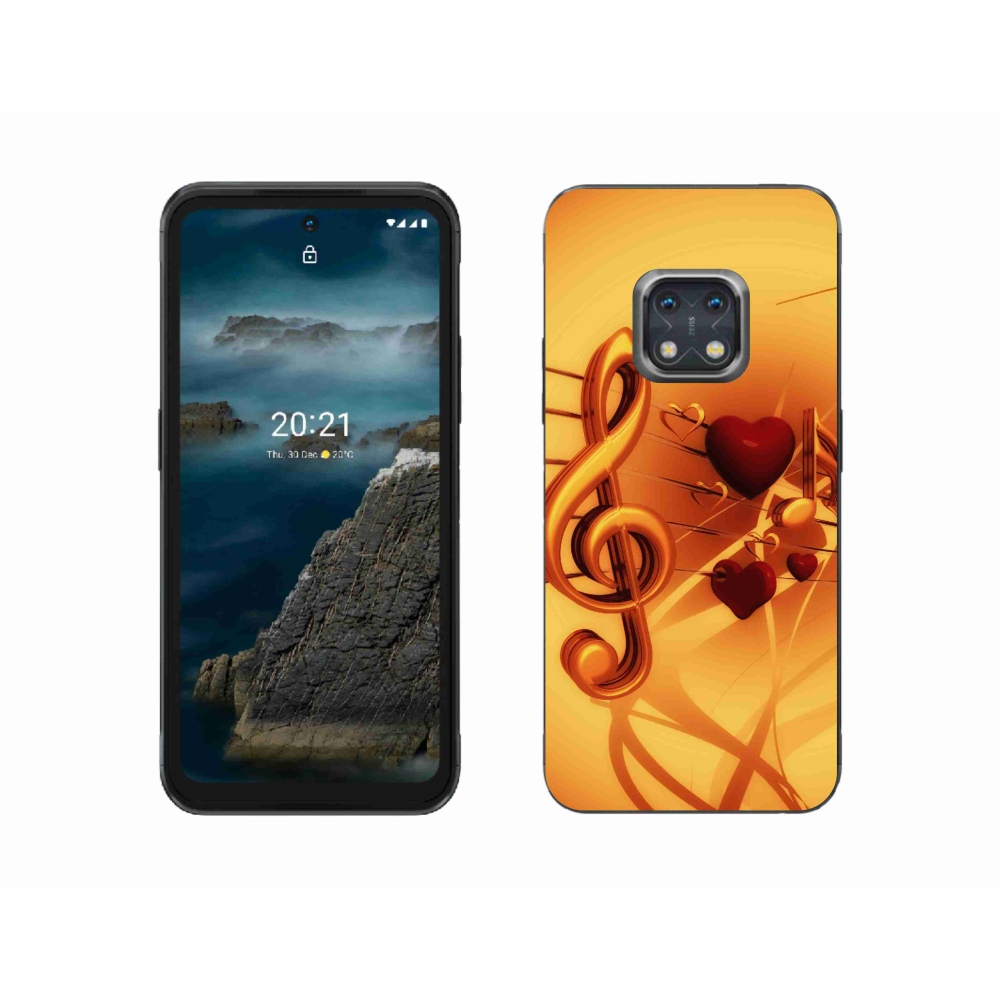 Gelový kryt mmCase na Nokia XR20 - noty