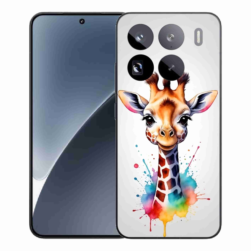 Gelový kryt mmCase na Xiaomi 15 Pro - žirafa 1