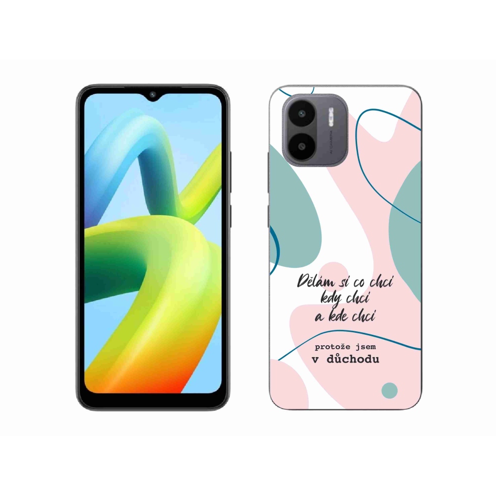 Gelový kryt mmCase na Xiaomi Redmi A1 - vtipný text 10 bílé pozadí