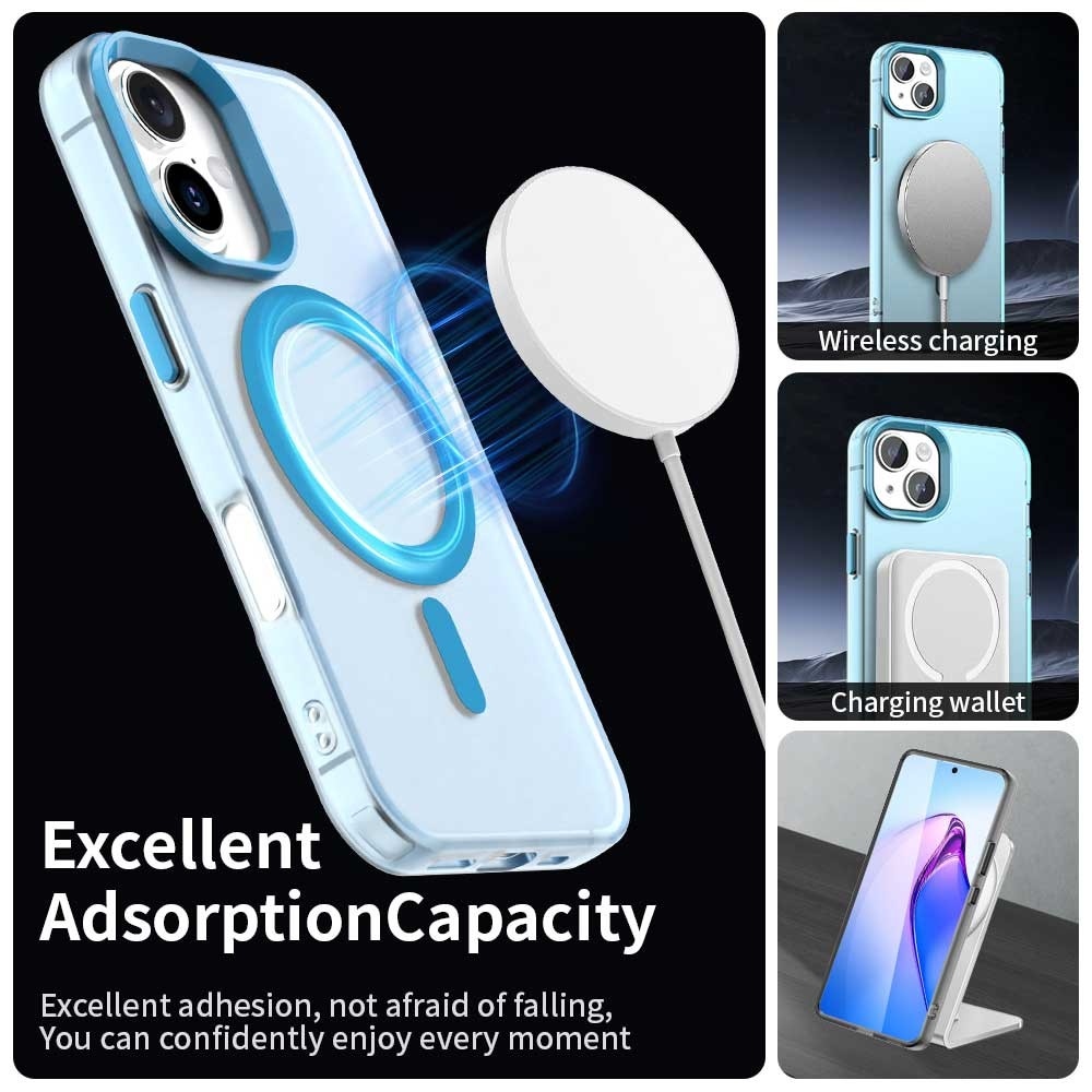 Candy gelový obal MagSafe pro iPhone 17 - modrý