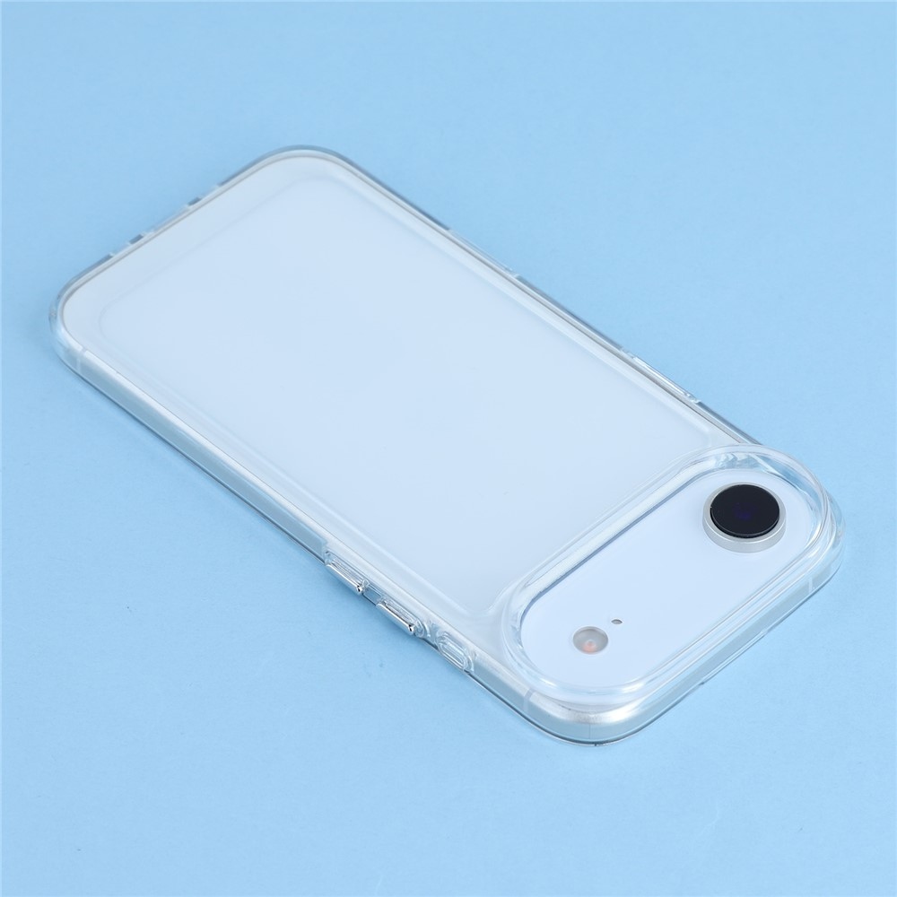 Gelový obal s pevnými zády na iPhone 17 Air - průhledný