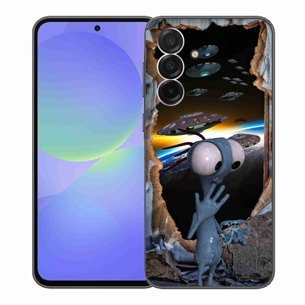 Gelový kryt mmCase na Samsung Galaxy A36 5G - mimozemšťan
