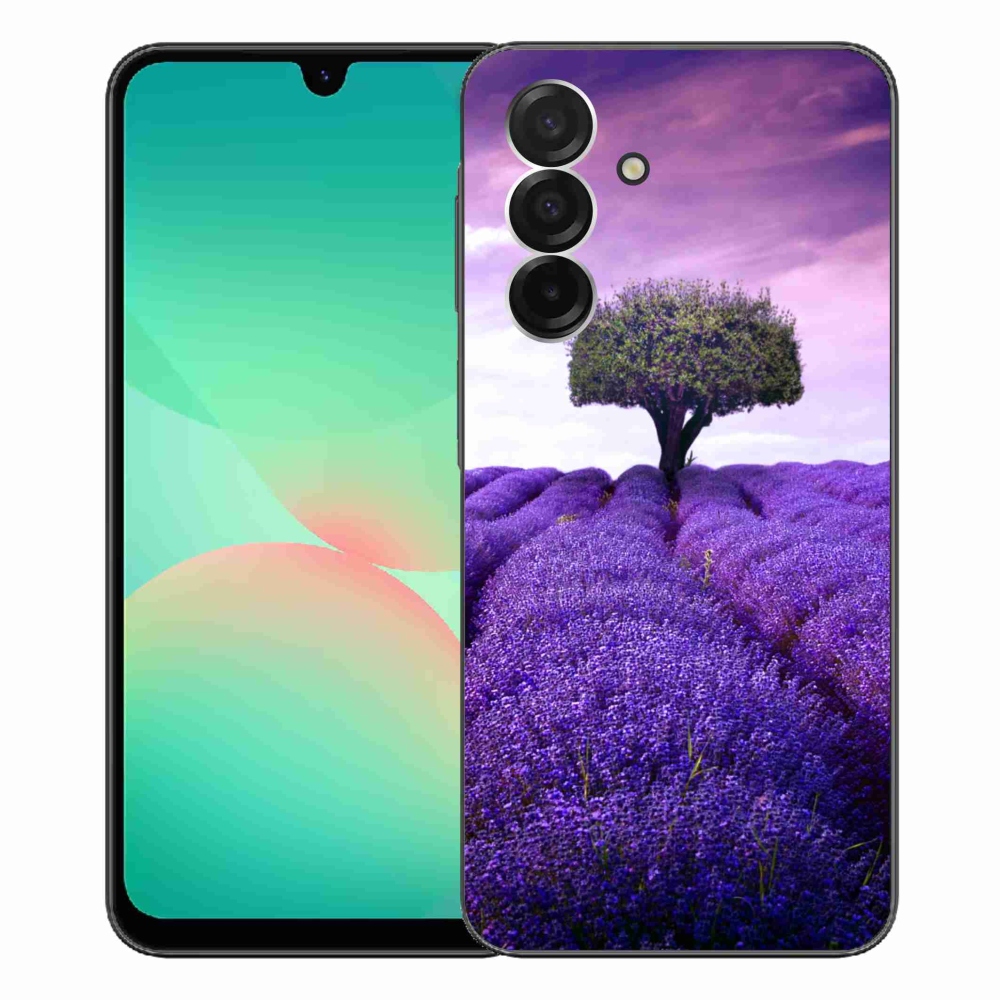 Gelový kryt mmCase na Samsung Galaxy A26 5G - levandulová louka