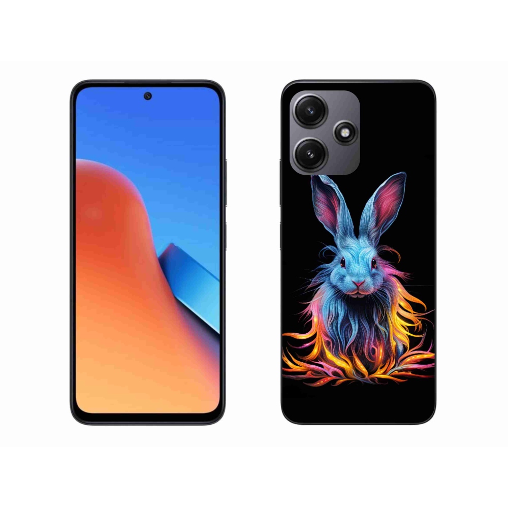 Gelový kryt mmCase na Xiaomi Redmi 12 5G - abstraktní zajíc