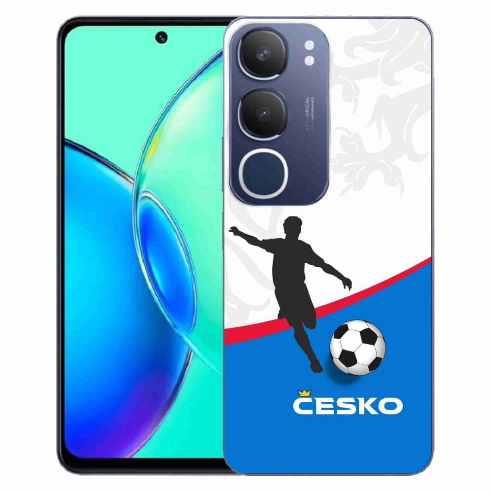 Gelový kryt mmCase na Vivo Y19s - fotbal Česko 1
