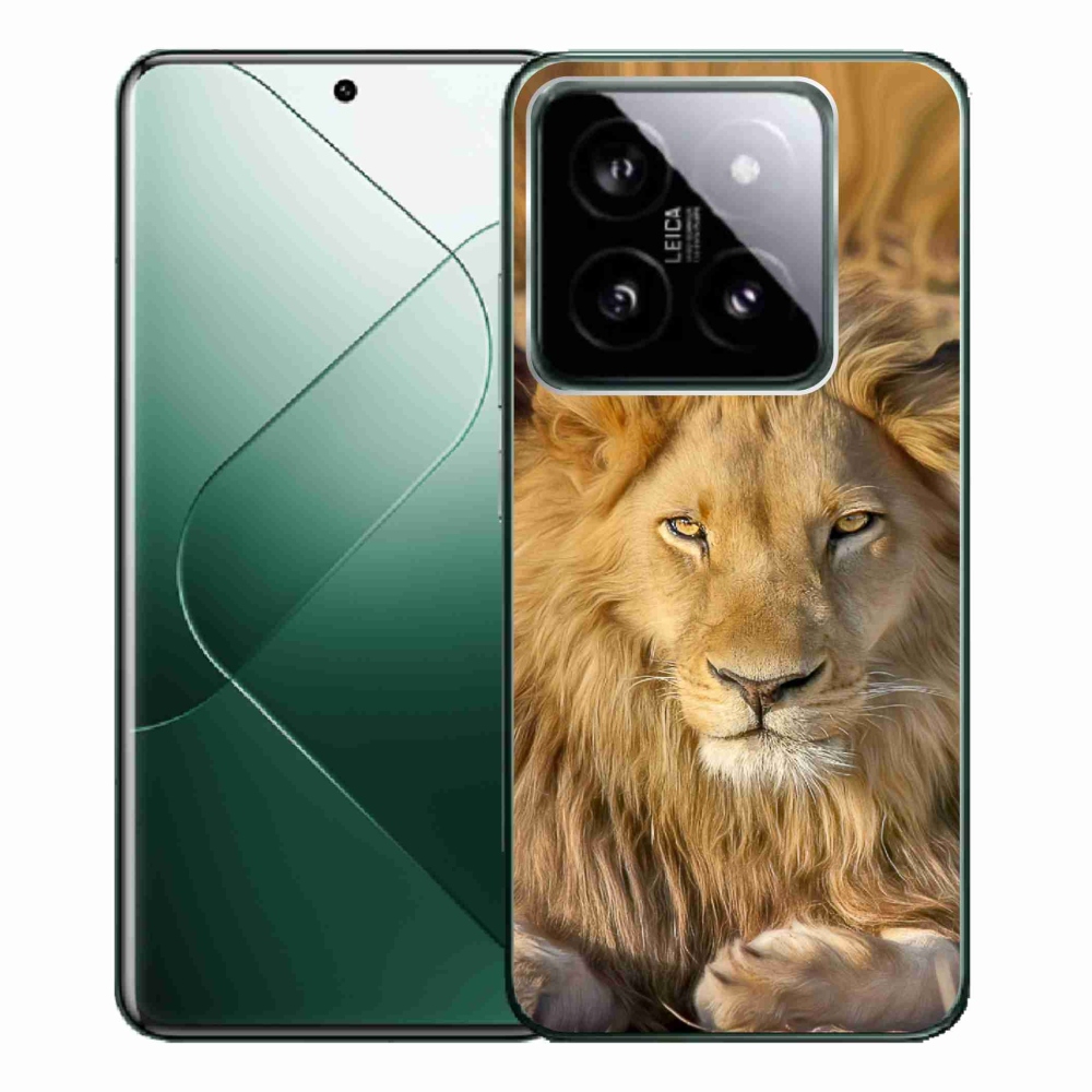 Gelový kryt mmCase na Xiaomi 14 Pro - lev 2