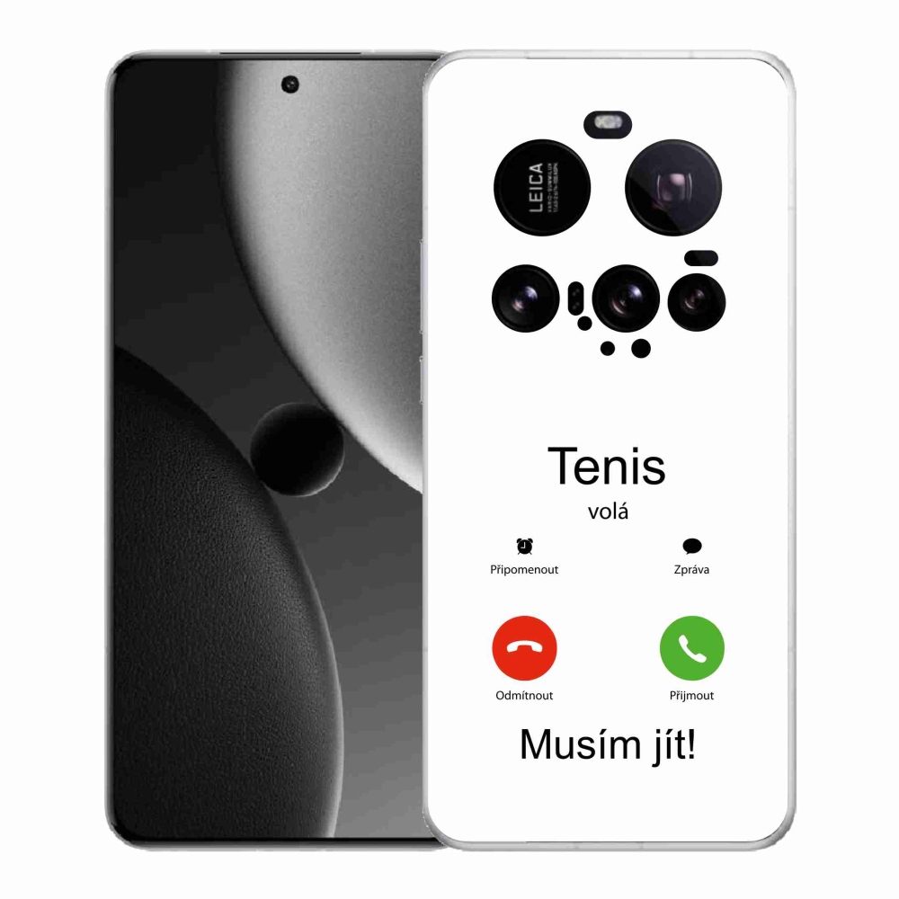 Gelový kryt mmCase na Xiaomi 15 Ultra - tenis volá bílé pozadí