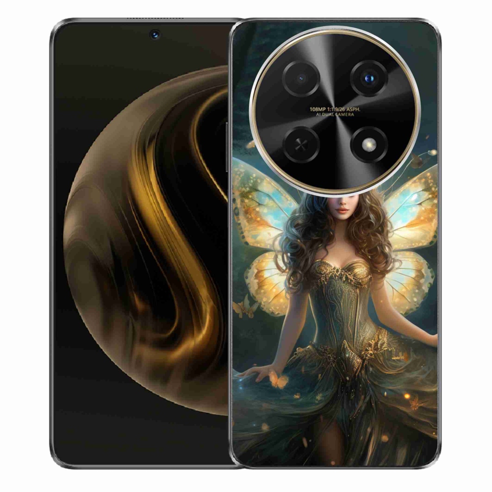 Gelový kryt mmCase na Huawei Nova 12i - motýlí žena