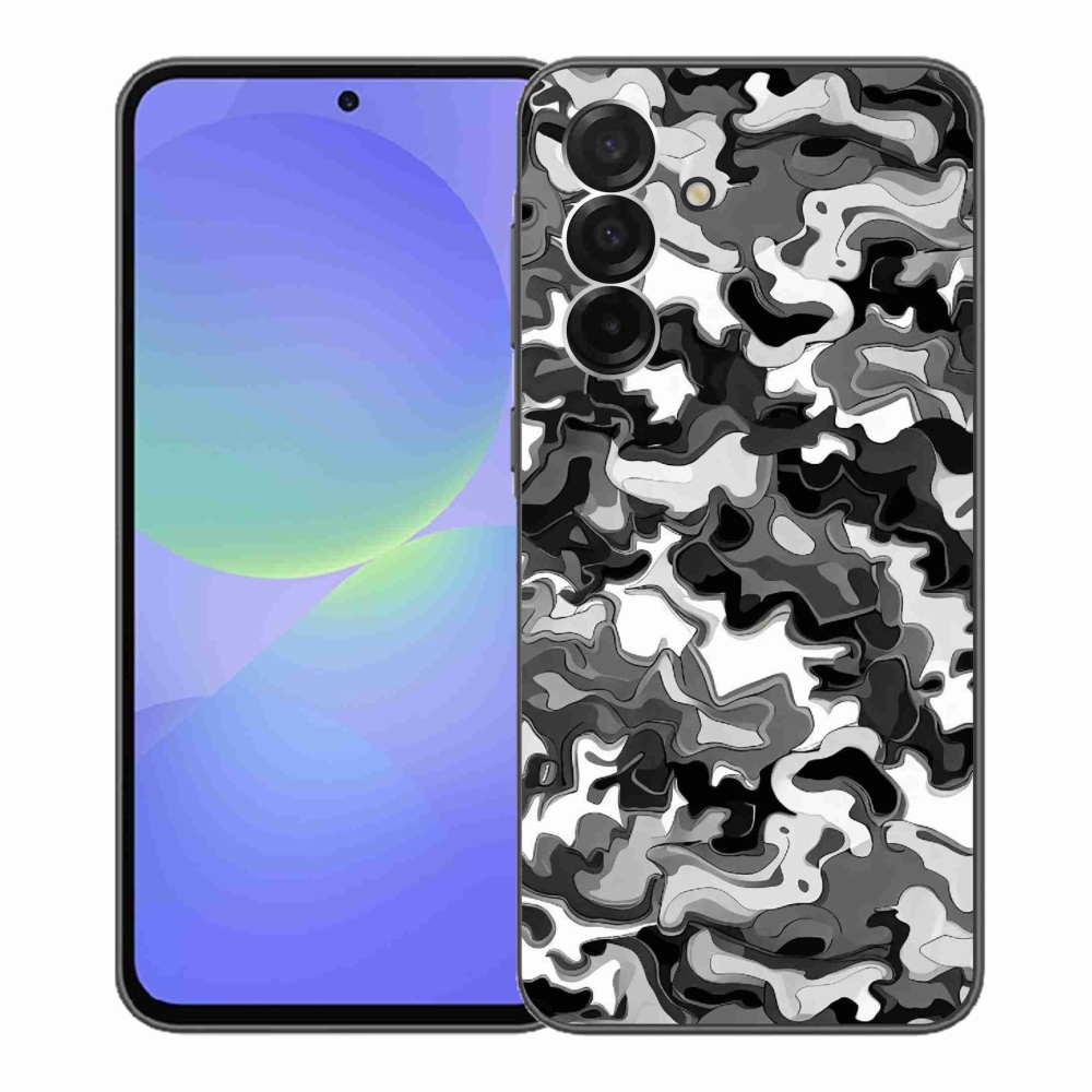 Gelový kryt mmCase na Samsung Galaxy A36 5G - maskáčový vzor 3