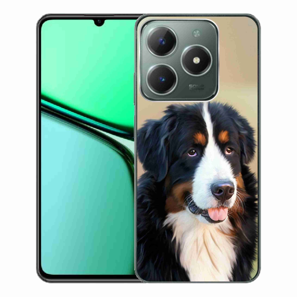 Gelový obal mmCase na Realme C61 - bernský salašnický pes