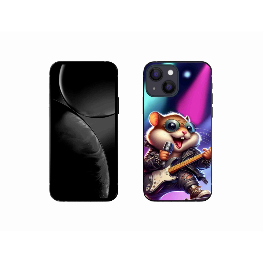 Gelový kryt mmCase na iPhone 13 mini 5.4 - křeček rocker
