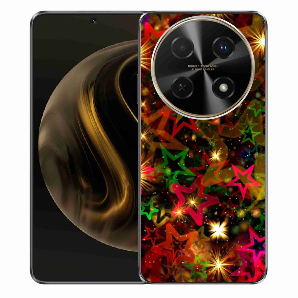 Gelový kryt mmCase na Huawei Nova 12i - barevné hvězdičky
