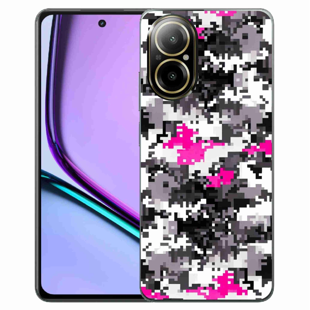 Gelový kryt mmCase na Realme C67 - maskáčový vzor 4