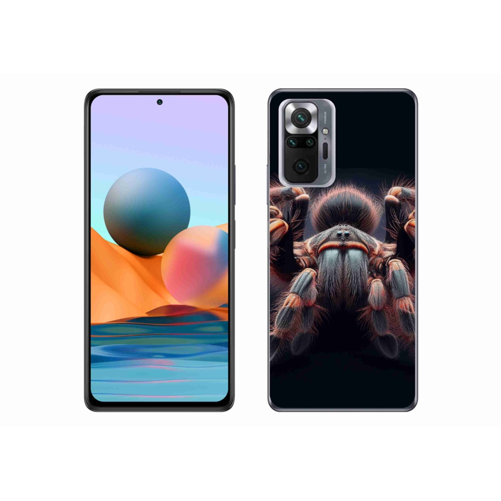 Gelový kryt mmCase na Xiaomi Redmi Note 10 Pro - tarantule
