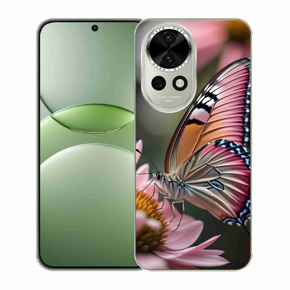 Gelový kryt mmCase na Huawei Nova 13 5G - barevný motýl