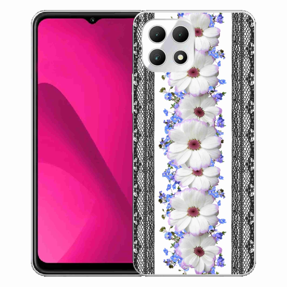 Gelový kryt mmCase na T-Mobile T Phone 2 - květiny 8