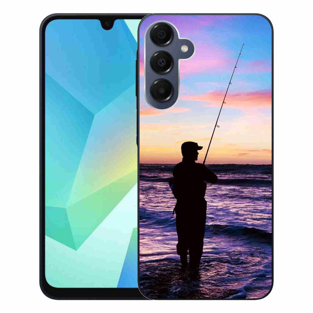 Gelový kryt mmCase na Samsung Galaxy A16 4G/5G - rybaření 1