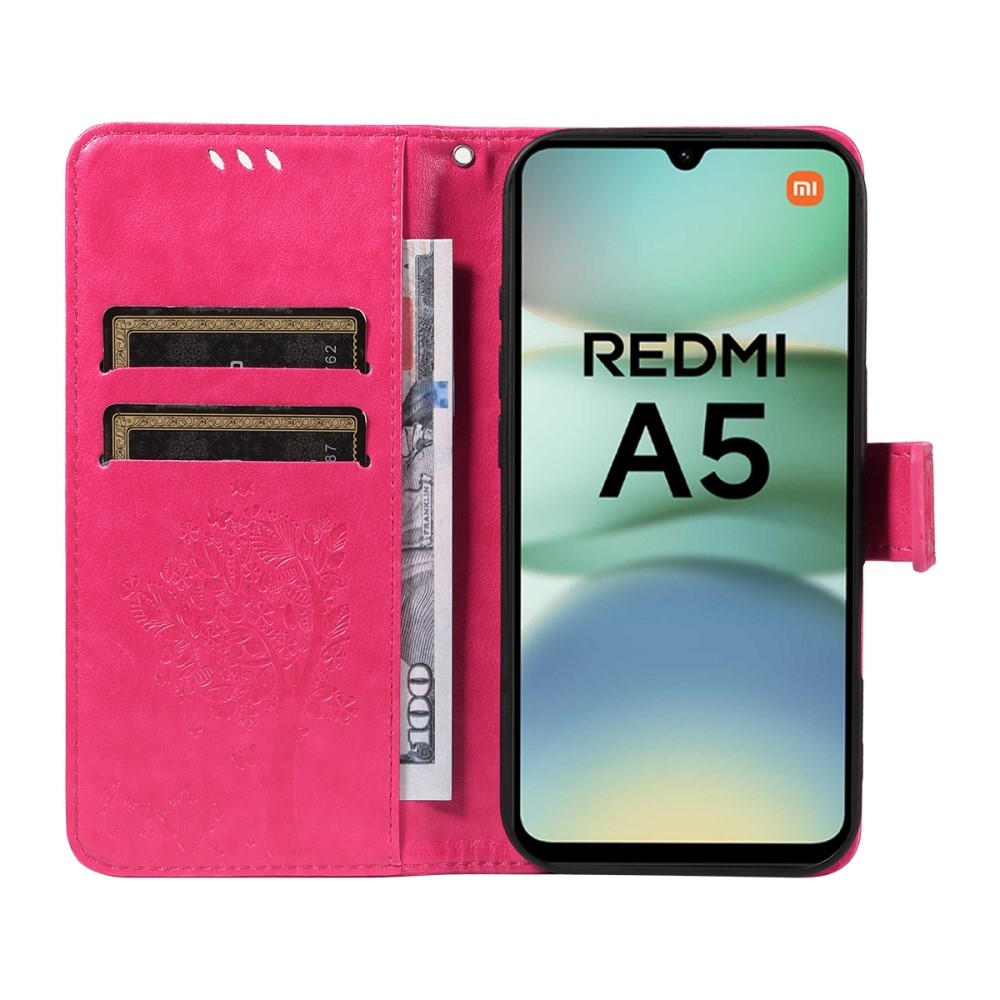 Trees knížkové pouzdro na Xiaomi Redmi A5 (173.45x79.35x8.45mm) - rose