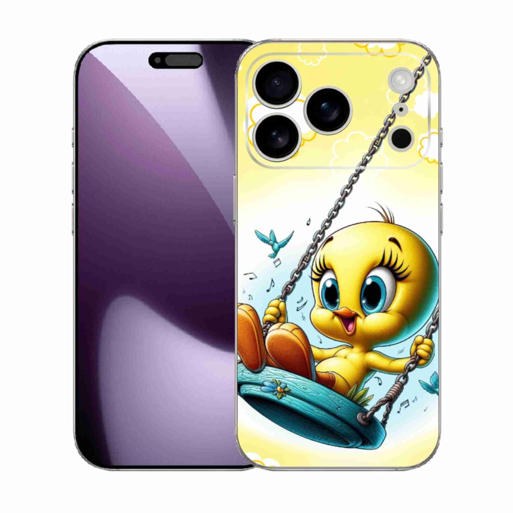 Gelový kryt mmCase na iPhone 17 Pro - tweety