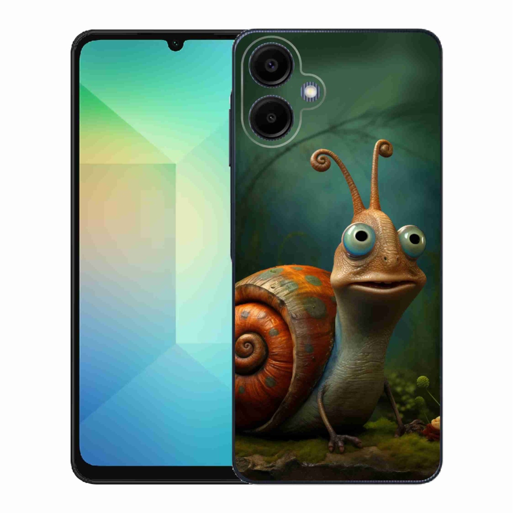 Gelový kryt mmCase na Samsung Galaxy A06 4G - šnek