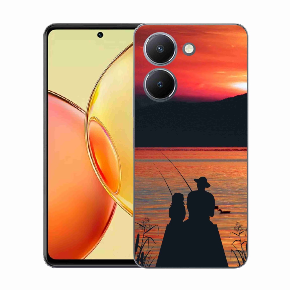 Gelový kryt mmCase na Vivo Y36 - rybaření 3