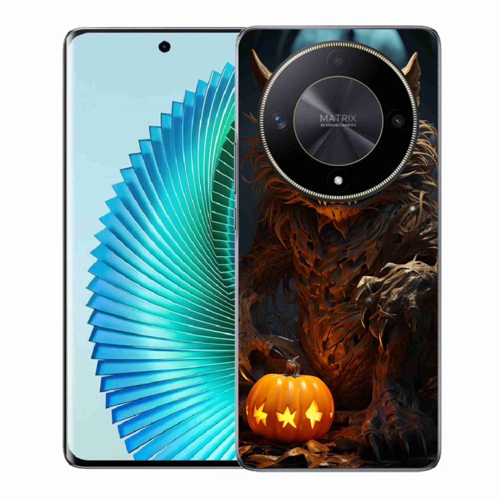 Gelový kryt mmCase na Honor Magic 6 Lite 5G - halloweenská příšera